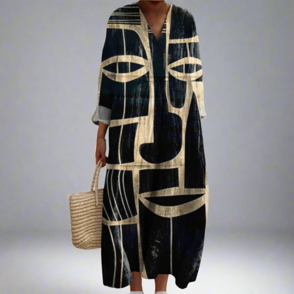 Julianna™ | Elegant geometrisk kjole