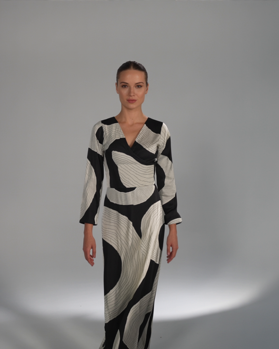 Karen™ | Elegant geometrisk kjole