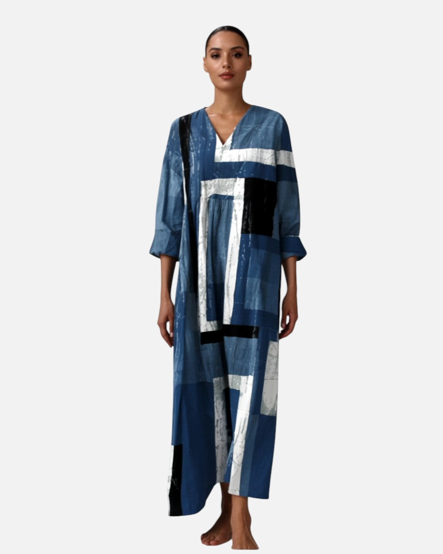 Leah™ | Elegant geometrisk kjole