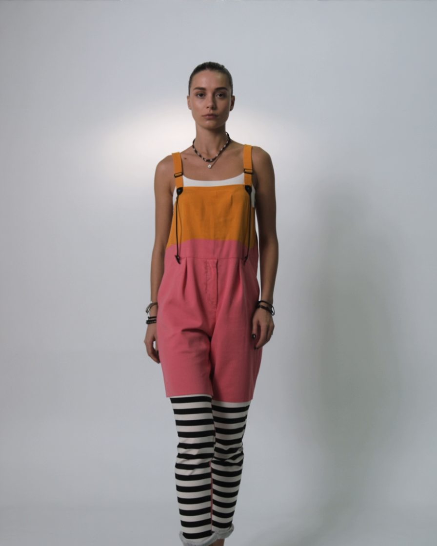 Kajakøbenhavn | Jumpsuit med abstrakt mønster og kunsttryk