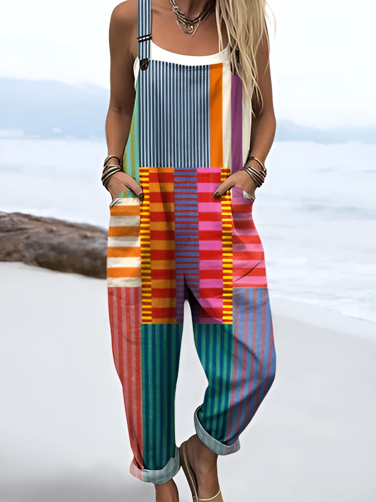 Kajakøbenhavn | Farve Pop Stripe Overalls