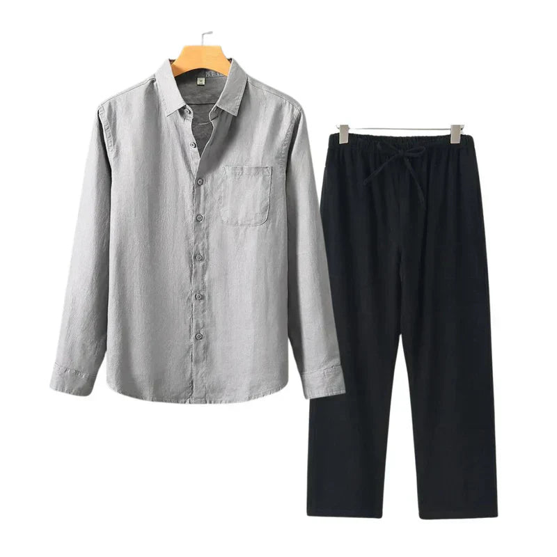 Frederik™ | Linned Combo Langærmet