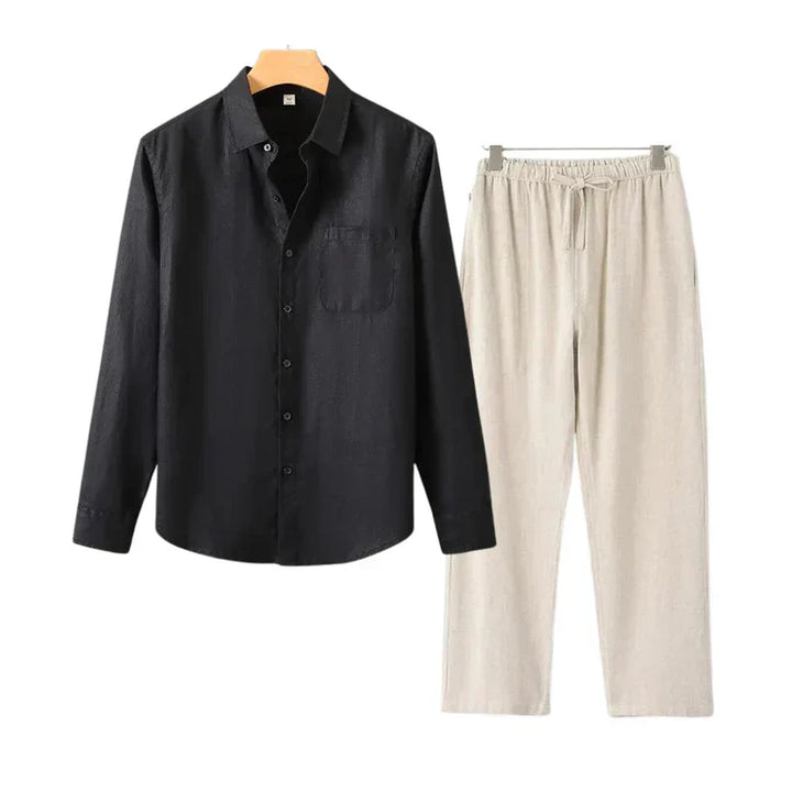 Frederik™ | Linned Combo Langærmet