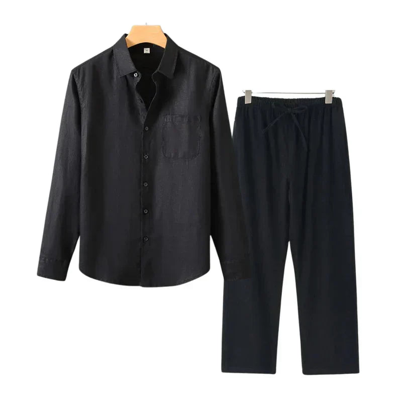 Frederik™ | Linned Combo Langærmet