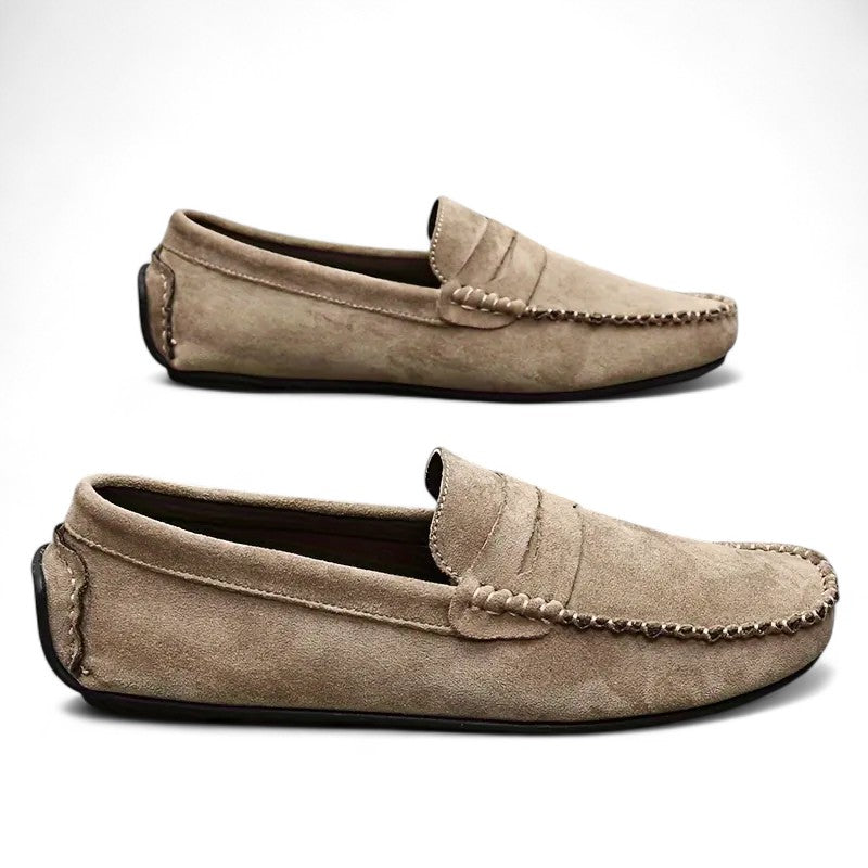 Læder Loafers med Komfort