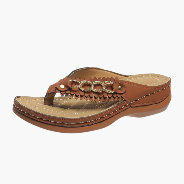 Elva™ | Blomstrede Strand-Slippers