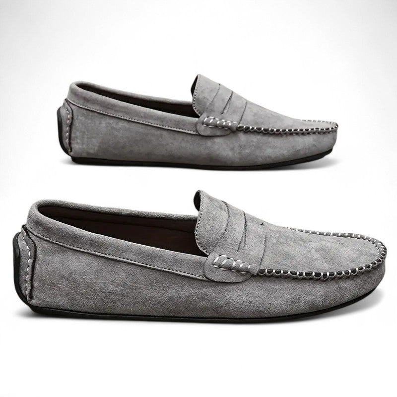 Læder Loafers med Komfort