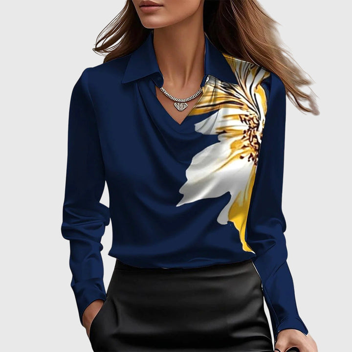 Brooklyn | Elegant Bluse i Glat Satin