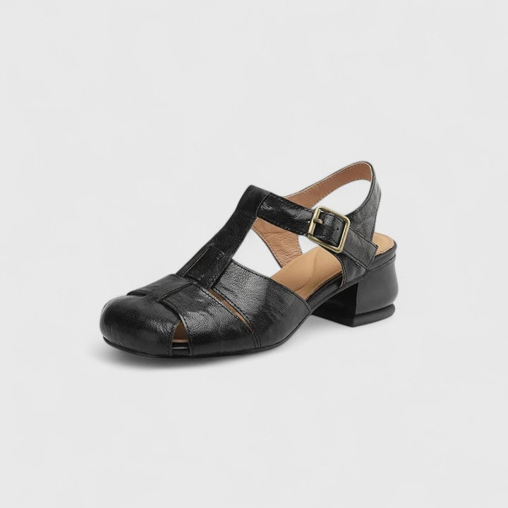Jette | Elegante Læder Sandaler