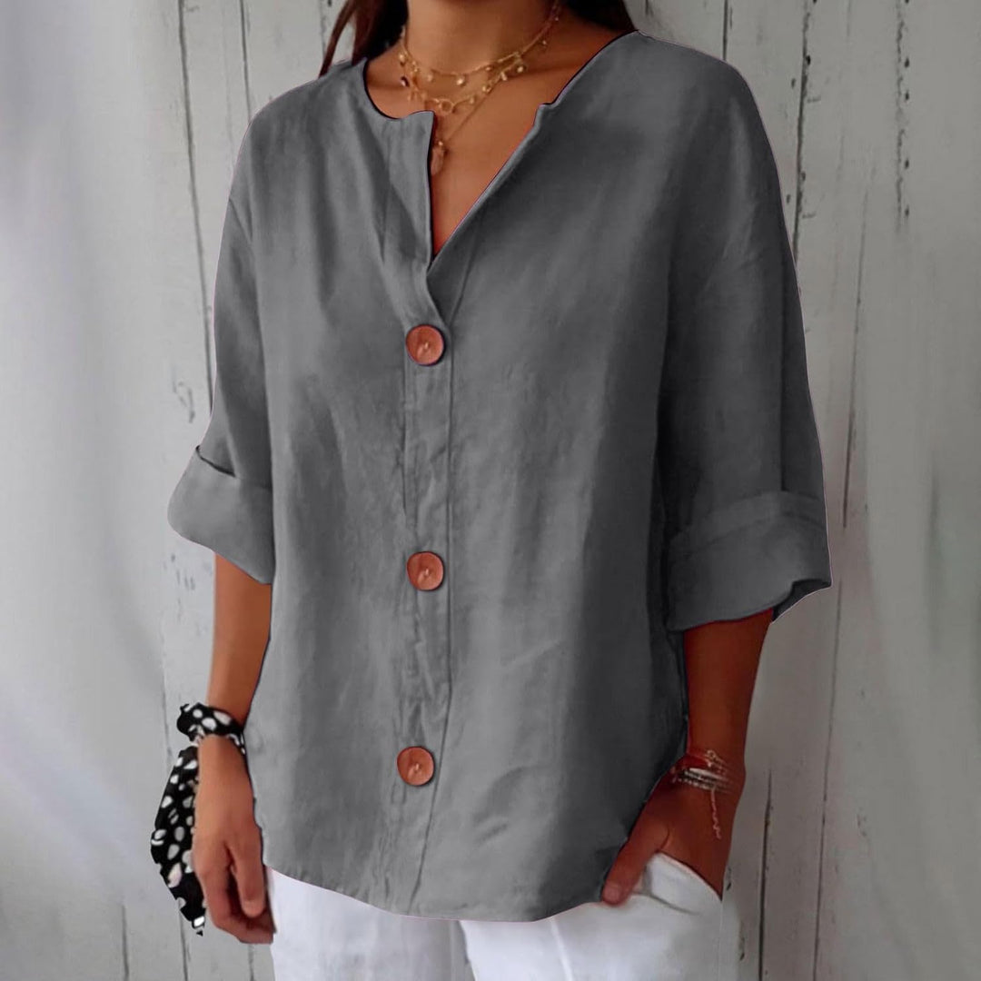 Nova™ | Afslappet linnedbluse til tidløs elegance