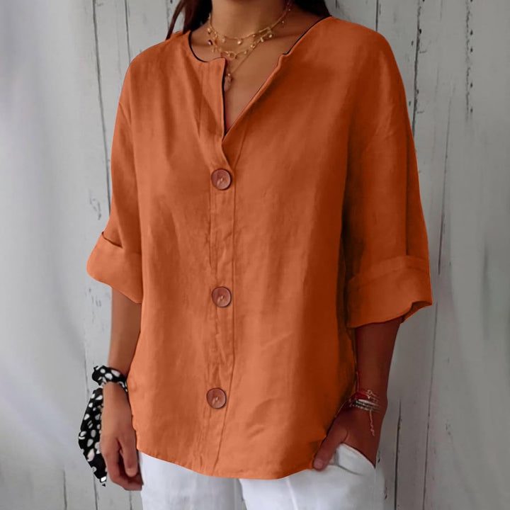 Nova™ | Afslappet linnedbluse til tidløs elegance