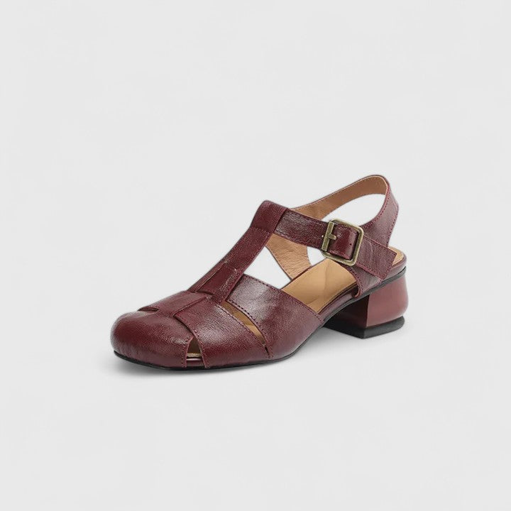 Jette | Elegante Læder Sandaler