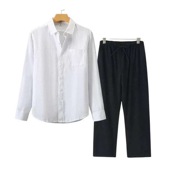 Frederik™ | Linned Combo Langærmet