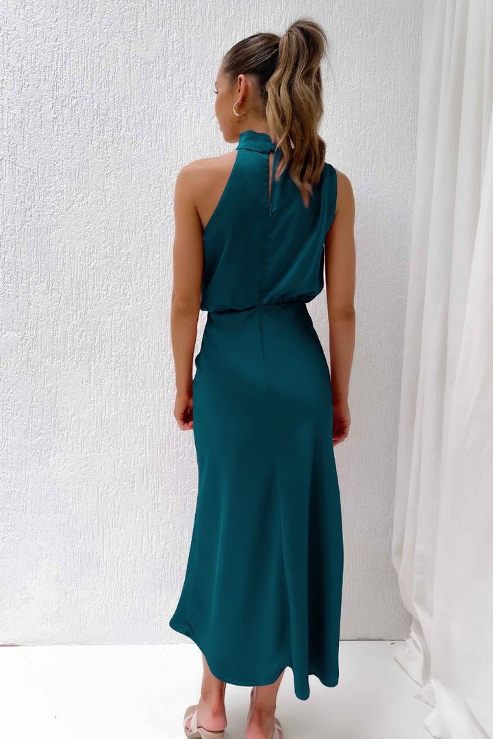 Lydia | Halterneck Lang Kjole
