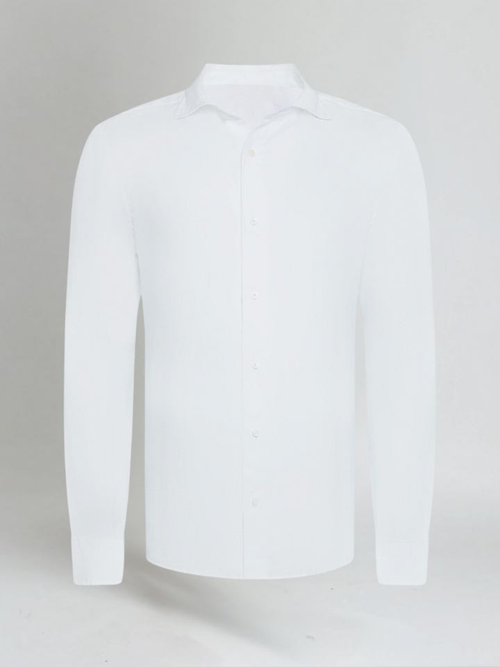 Essential Linned Skjorte - Hvid