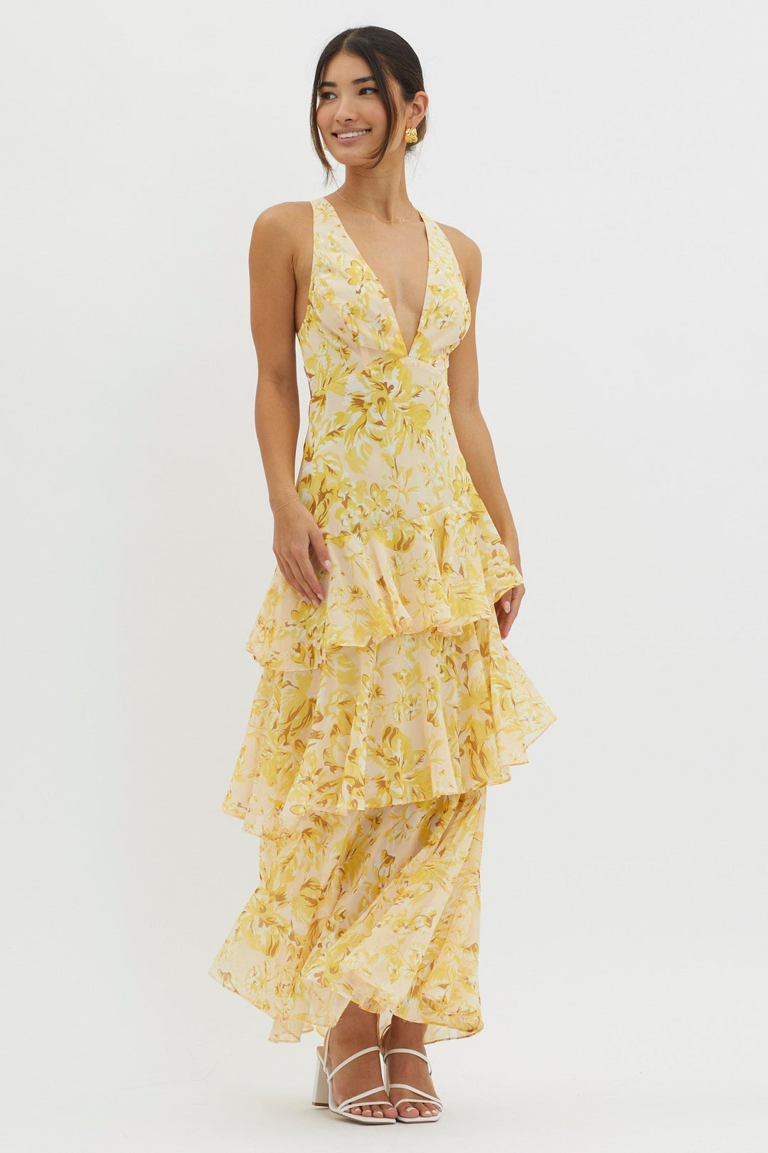Faye™ | Bloom Shift Midi Kjole