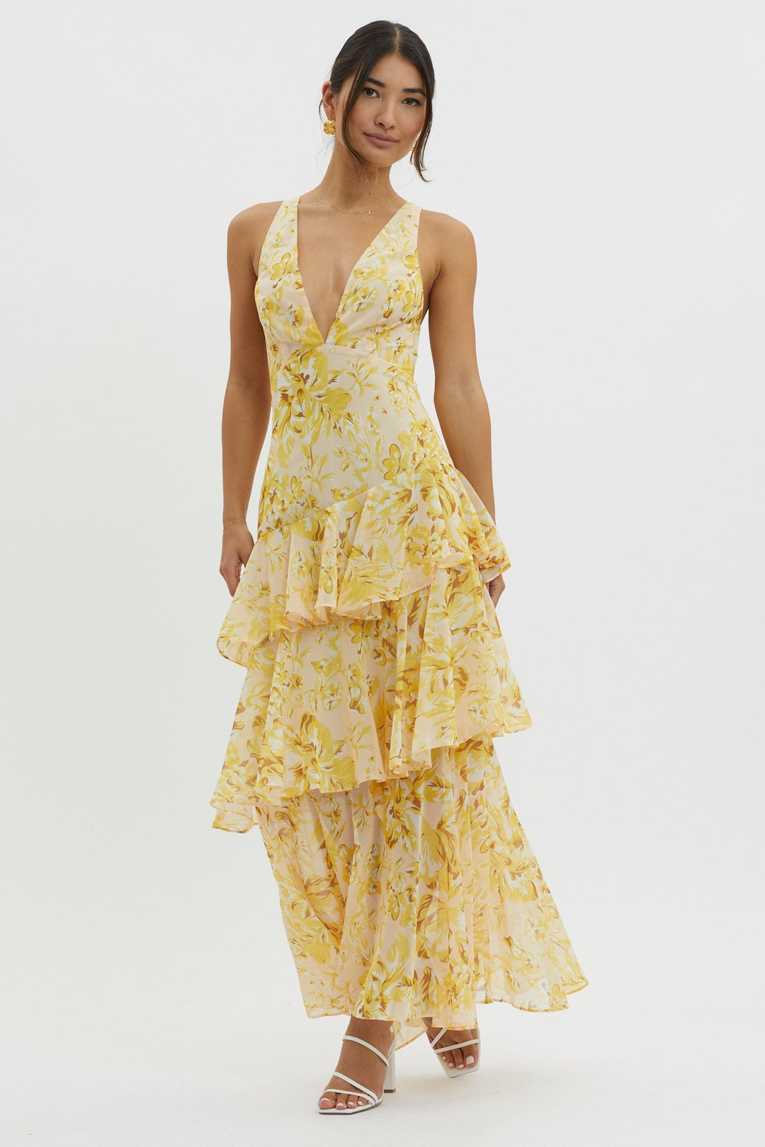 Faye™ | Bloom Shift Midi Kjole
