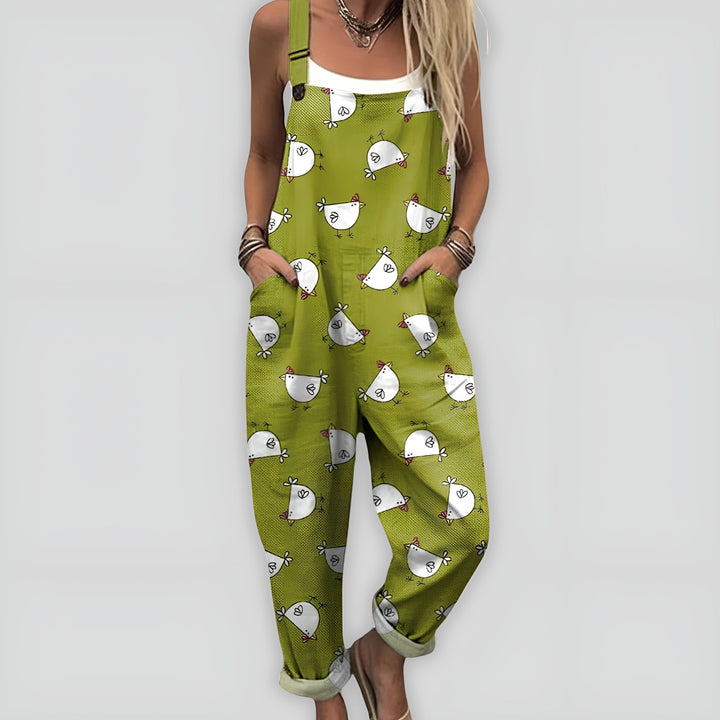 KajaKøbenhavn | Komfortabel og Stilfuld Jumpsuit med Løs Pasform