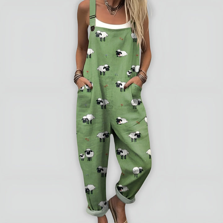 KajaKøbenhavn | Komfortabel og Stilfuld Jumpsuit med Løs Pasform