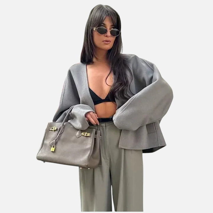 Lena™ | V-Hals Casual Jakke