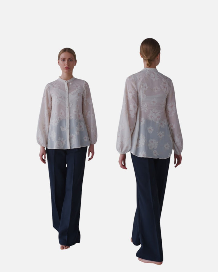 Emma – Let og Elegant Bomuldsbluse