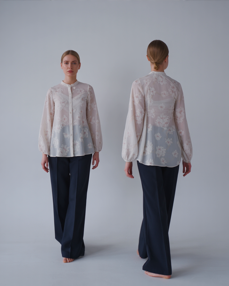 Emma – Let og Elegant Bomuldsbluse
