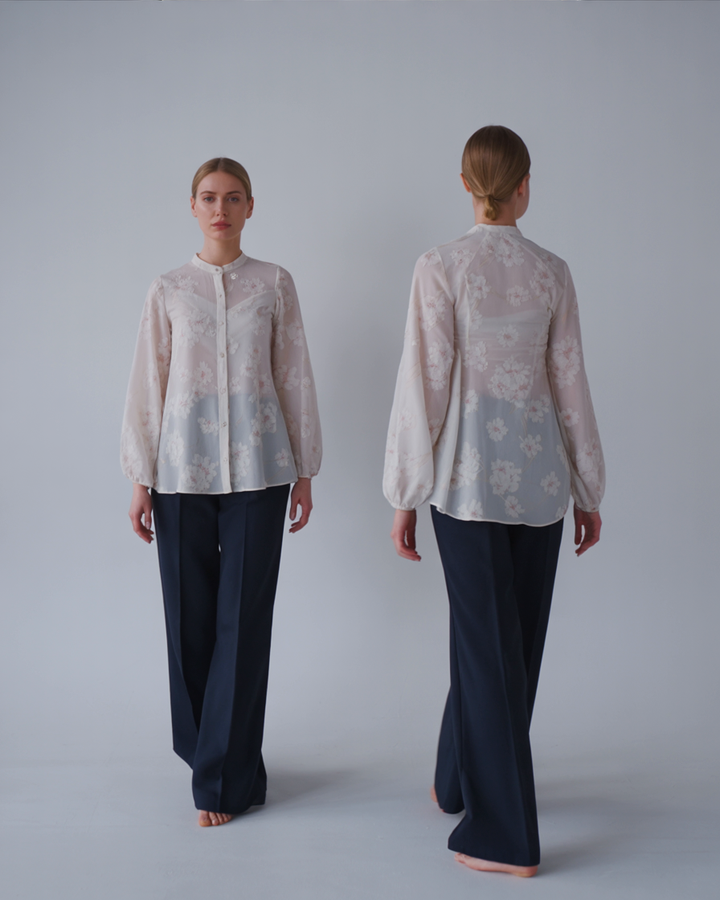 Emma – Let og Elegant Bomuldsbluse