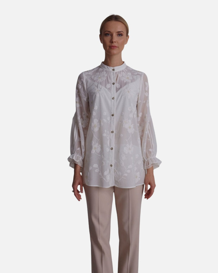 Emma – Let og Elegant Bomuldsbluse