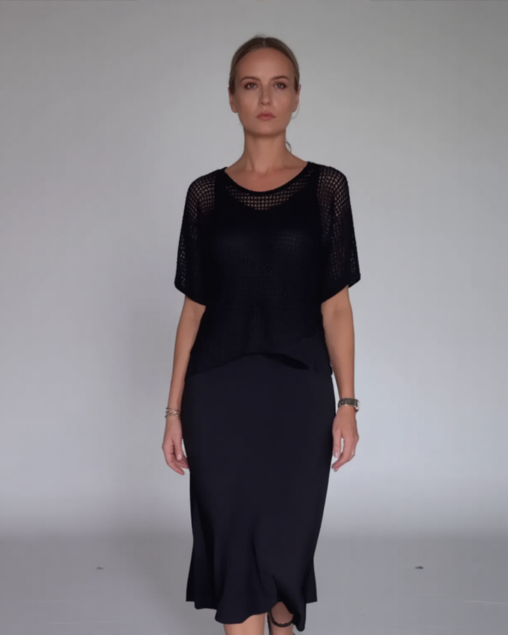 Lotti – Letni zestaw z przewiewnym topem i midi sukienką