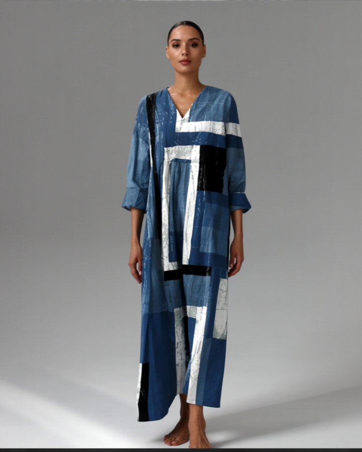 Leah™ | Elegant geometrisk kjole