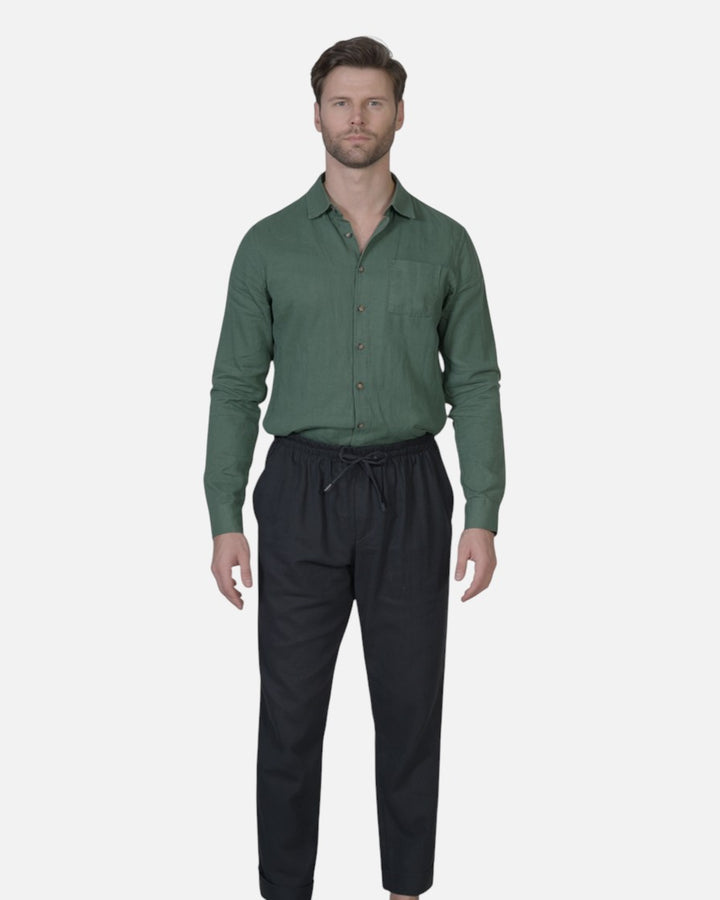 Frederik™ | Linned Combo Korte Mouw