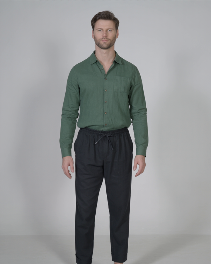 Frederik™ | Linned Combo Korte Mouw