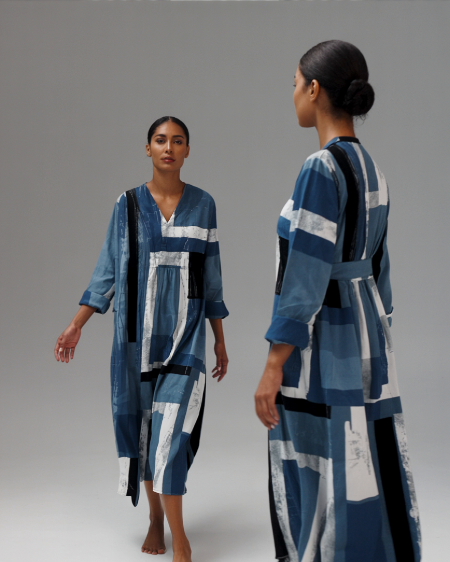 Leah™ | Elegant geometrisk kjole