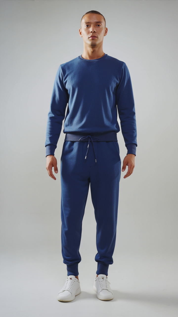Forfinet Cashmere Bukser – Blå