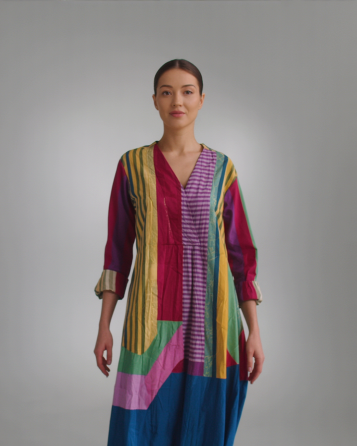Gabriela™ | Elegant geometrisk kjole