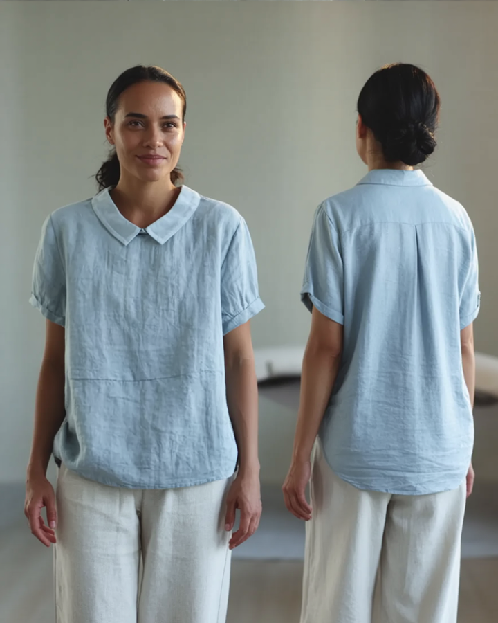 Amalie | Komfortabel bluse med krave