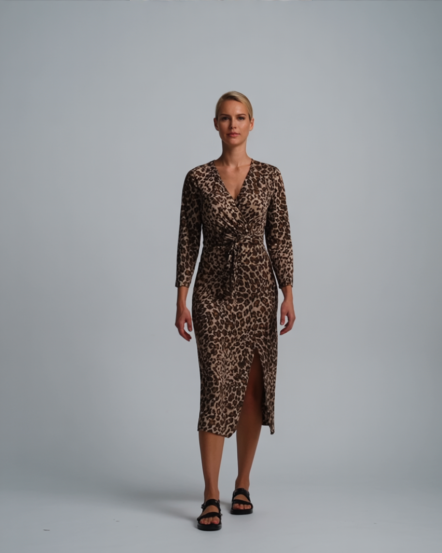 Stella | Leopard Maxikjole