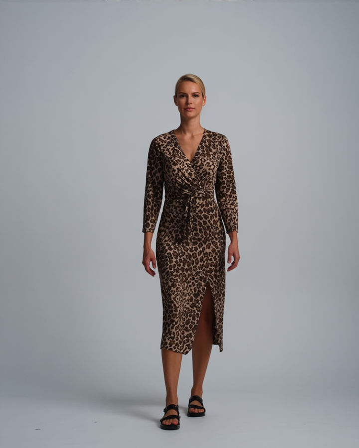 Stella | Leopard Maxikjole