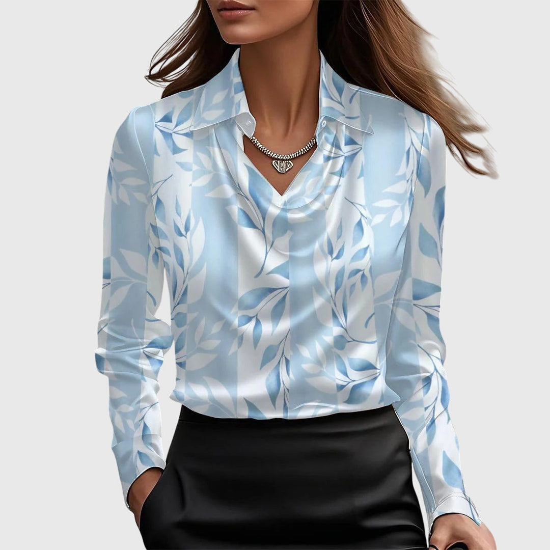 Brooklyn | Elegant Bluse i Glat Satin