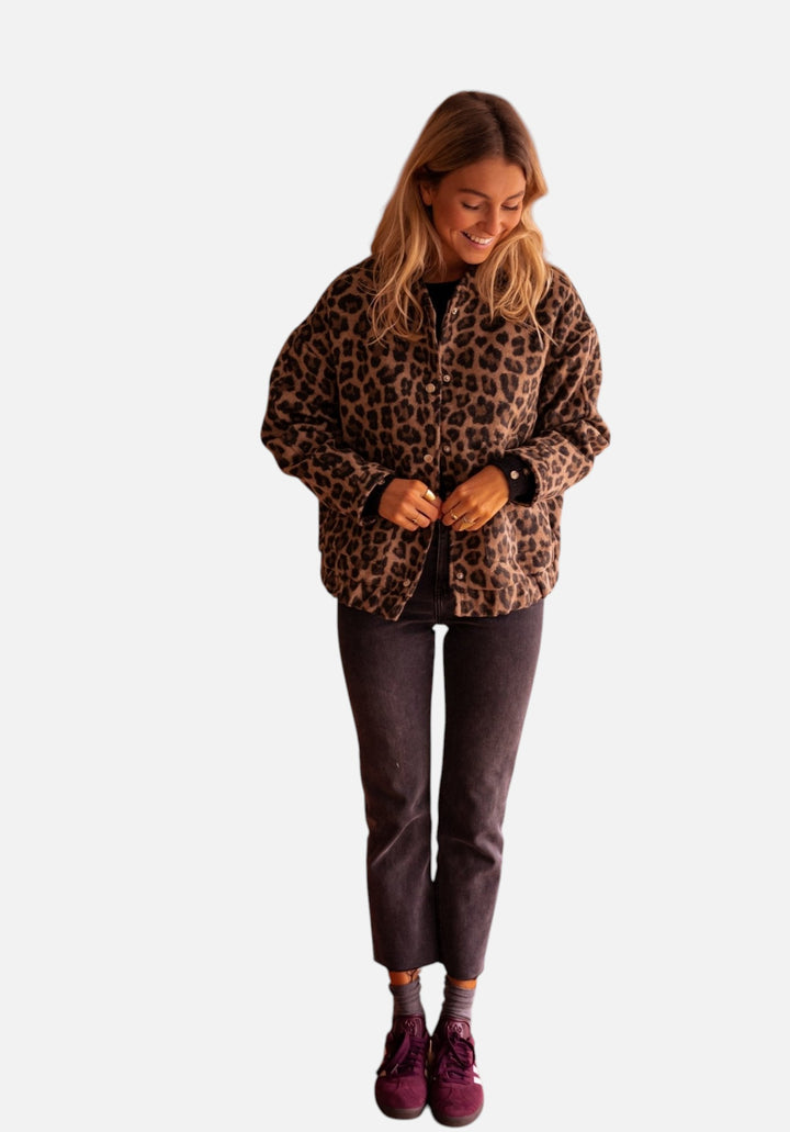 Rita™ | Trendy Jakke med Leopardprint