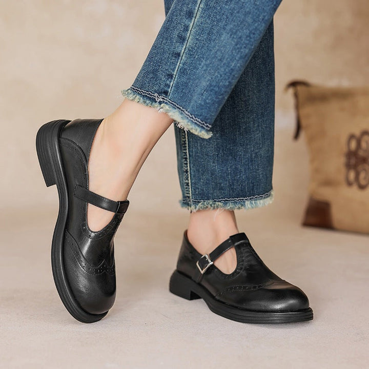 GRETHE | ELEGANTE MARY JANES I LÆDER