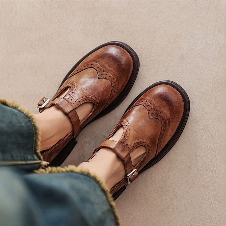GRETHE | ELEGANTE MARY JANES I LÆDER