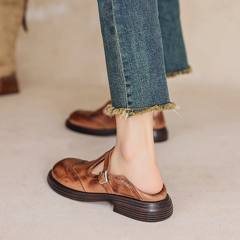 GRETHE | ELEGANTE MARY JANES I LÆDER
