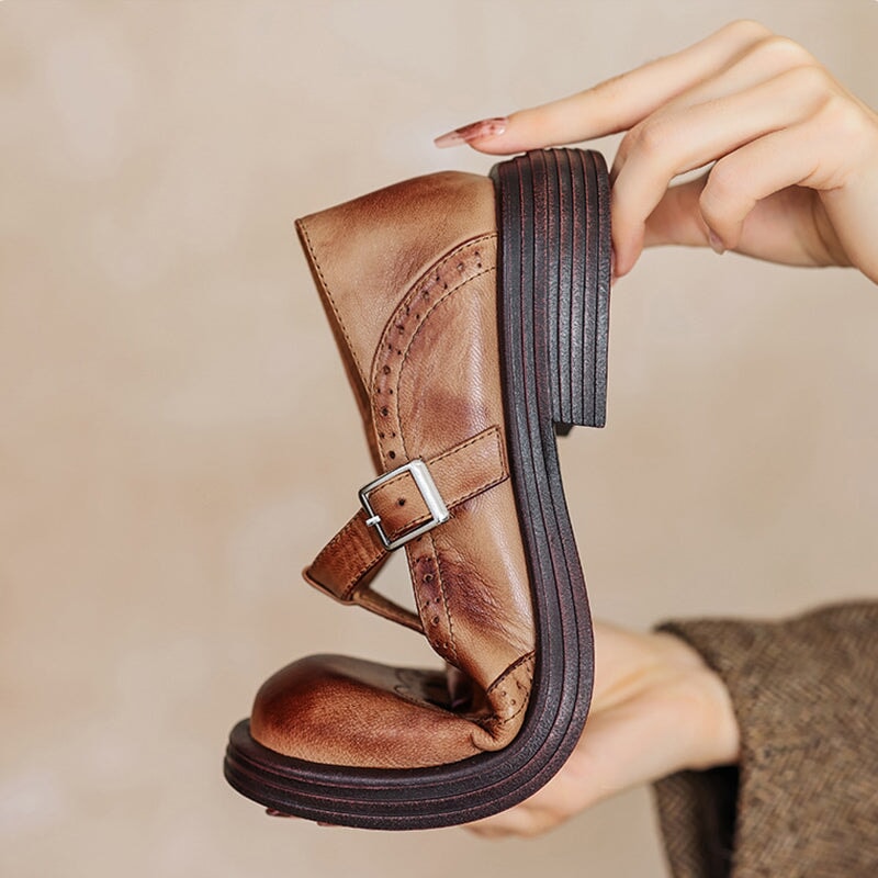 GRETHE | ELEGANTE MARY JANES I LÆDER