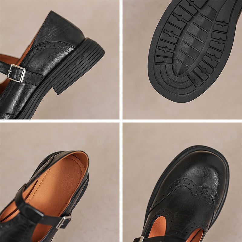 GRETHE | ELEGANTE MARY JANES I LÆDER