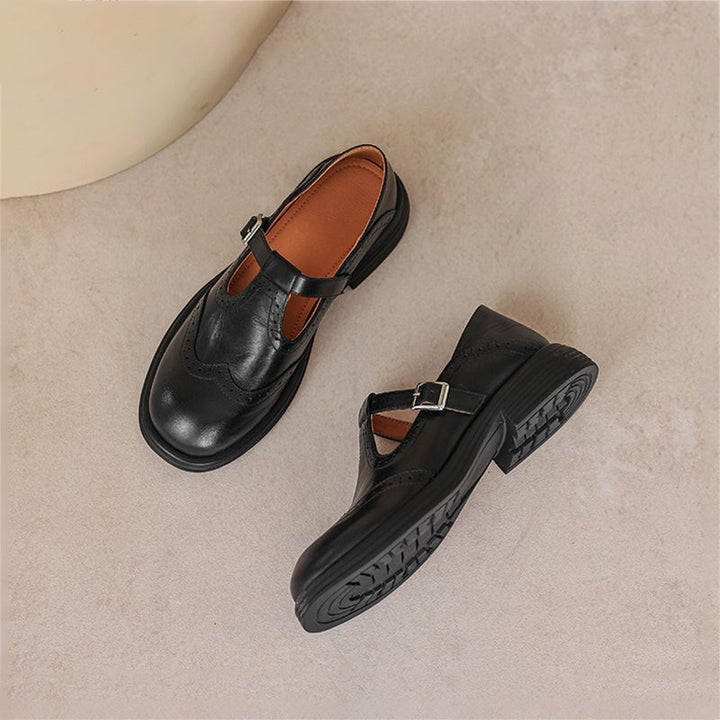 GRETHE | ELEGANTE MARY JANES I LÆDER