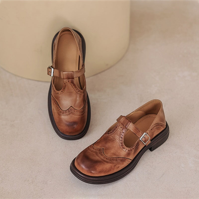 GRETHE | ELEGANTE MARY JANES I LÆDER