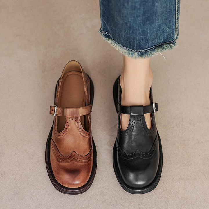 GRETHE | ELEGANTE MARY JANES I LÆDER